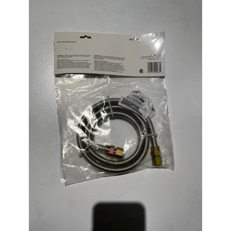 Kenmore 58685 4FT Gas Dryer Connector - 3/8" FIP x