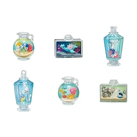 Rement Pokemon AQUA BOTTLE Collection 2 - Sparkling Seaside Memories, Box Product, 6 Types, 6 Pieces, Approx. H 5.1 x W 2.8 x D 2.8 inches (130 x 70 x 70 x 70 mm)