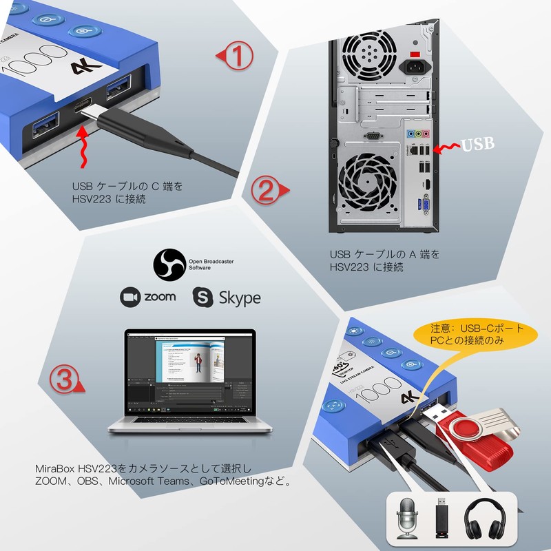 TreasLin USB Drawing Camera 10 Megapixel Webcam Real Object Projector