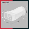 KOTARBAU® Rectangular Pipe Connector 60 x 120 mm for Round