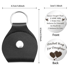 Prrivnix Daughter Gifts Daughter Birthday Gifts Keyrings Gifts For Daughter Birthday Gifts For Daughter Adult Daughter Gifts From Mum Adult Pocket Hug Gifts Goddaughter Gifts Mother Daughter Gifts