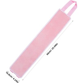 Aplicador Corporal para Loción Autobronceadora, Banda Bronceadora Rosa Asas Cosidas, Flexible y, 1 Unidad para Uso en Espalda y Aplicación Uniforme
