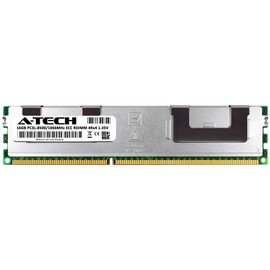 A-Tech 16GB RAM Replacement for Hynix HMT42GR7BMR4A-G7 | DDR3/DDR3L 1066MHz PC3L-8500R 4Rx4 1.35V ECC RDIMM Registered 240-Pin DIMM Memory Module