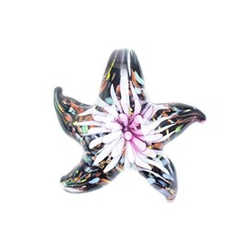 Paracord Planet Glass Starfish Pendants Available in Various and Unique Colors (Blue "Osiris")