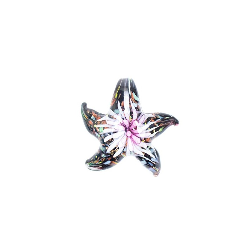 Paracord Planet Glass Starfish Pendants Available in Various and Unique