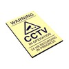 CCTV In Operation, Warning, Security, Sign, Notice, Black and Yellow