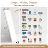 Forbena White Floating Shelves for Wall 36 Inches Long, Modern