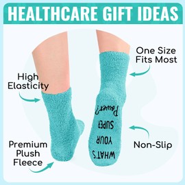 HAPPYPOP Veterinarian Gifts for Men Women - Veterinary Technician Gifts, Vet Tech Gift Socks, Veterinary Technician Presents
