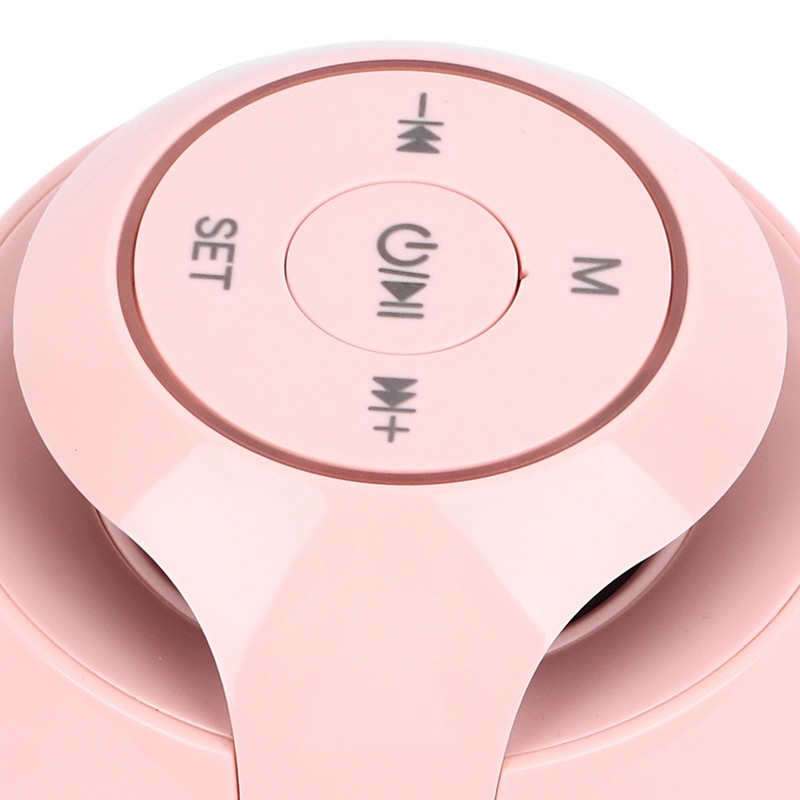Bluetooth Clock Speaker Round Small Support Memory Card Wireless Alarm