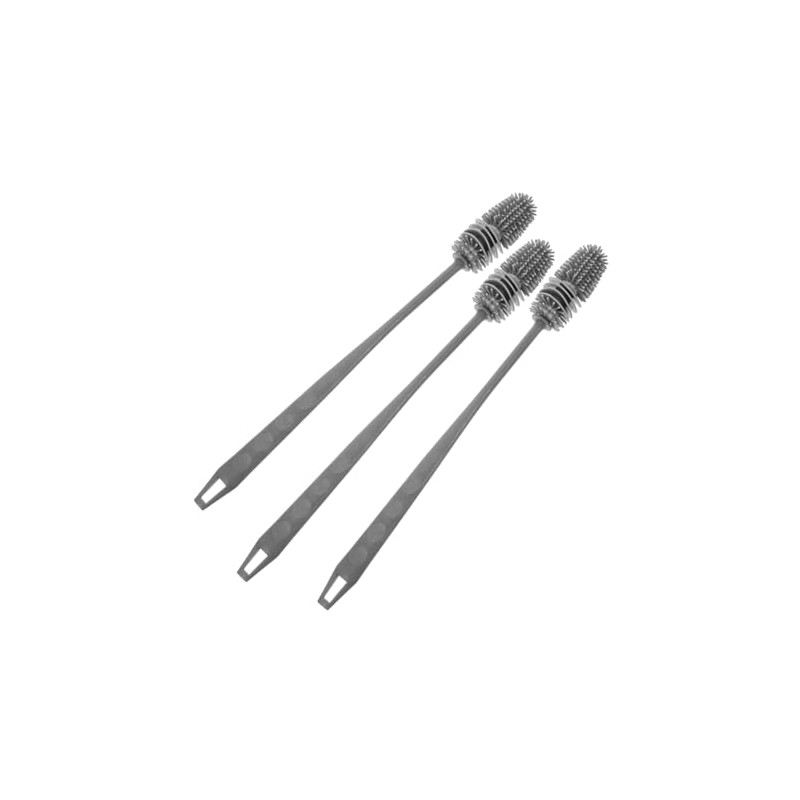 INOOMP 3 Piezas Cepillo para Botellas de Silicona con Mango