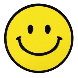 HAMUU Smile Mark Metal Sticker Waterproof Outdoor Car Sticker Decal K0003