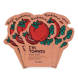 TONYMOLY - Mascarilla Facial Con Extracto De Tomate I´m Real 5pzas.