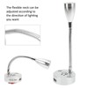 RV Reading Light Flexible Neck 3 Color Light 12‑24V 3W