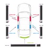 FT FUNTOR 9 x carbon fibre patterned car door sill