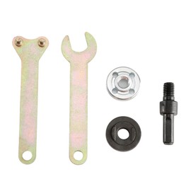 AIMALL Drill to Angle Grinder Converter, Metal Conversion Rod with 10mm Connecting Shaft Diameter, Set of 5 Adapter Holders