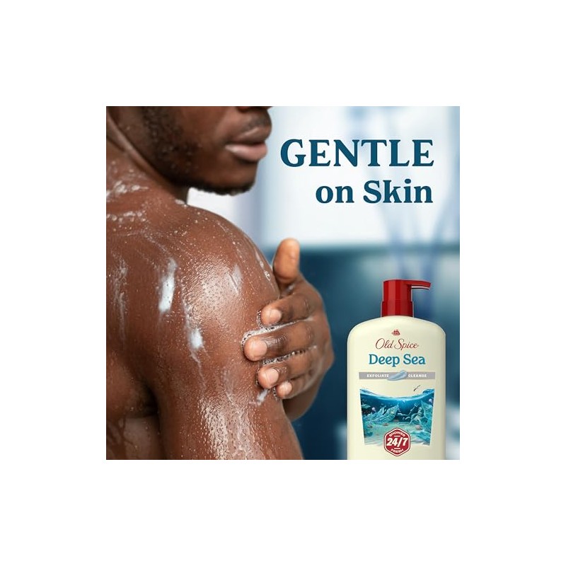 Old Spice Men's Body Wash Deep Cleanse with Deep Sea