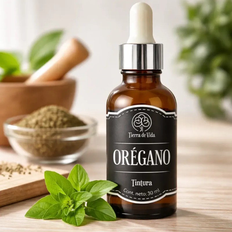 Extracto Tintura De Orégano Gotas 30ml Uso Diario Natural