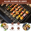 bremermann 6 Barbecue Skewers with Holder // Stainless Steel //
