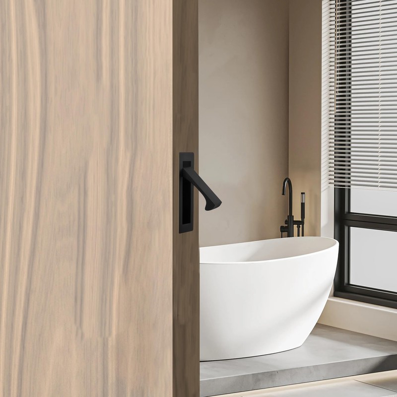 Malimali Pocket Door Pull Handle, Edge Pull, Stainless Steel Pocket