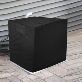 Aozzy Central Air Conditioner Covers for Outside Units Heavy Duty Ac Cover for Outdoor Unit Square Winter Withstand The Rain and Snow, Or Nuts Fit Up to 36x36x39 inchs