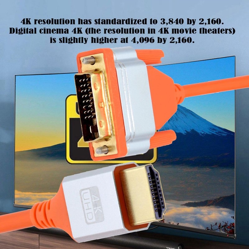 chenyang HDMI to DVI 24+1 Ultra Soft High Flex HDTV