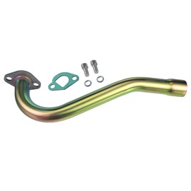 Exhaust Header Pipe for Predator 196cc 212cc GX160 GX200 Tillotson 212, Bilt hard 7HP 212cc Engine Go Kart Colorful