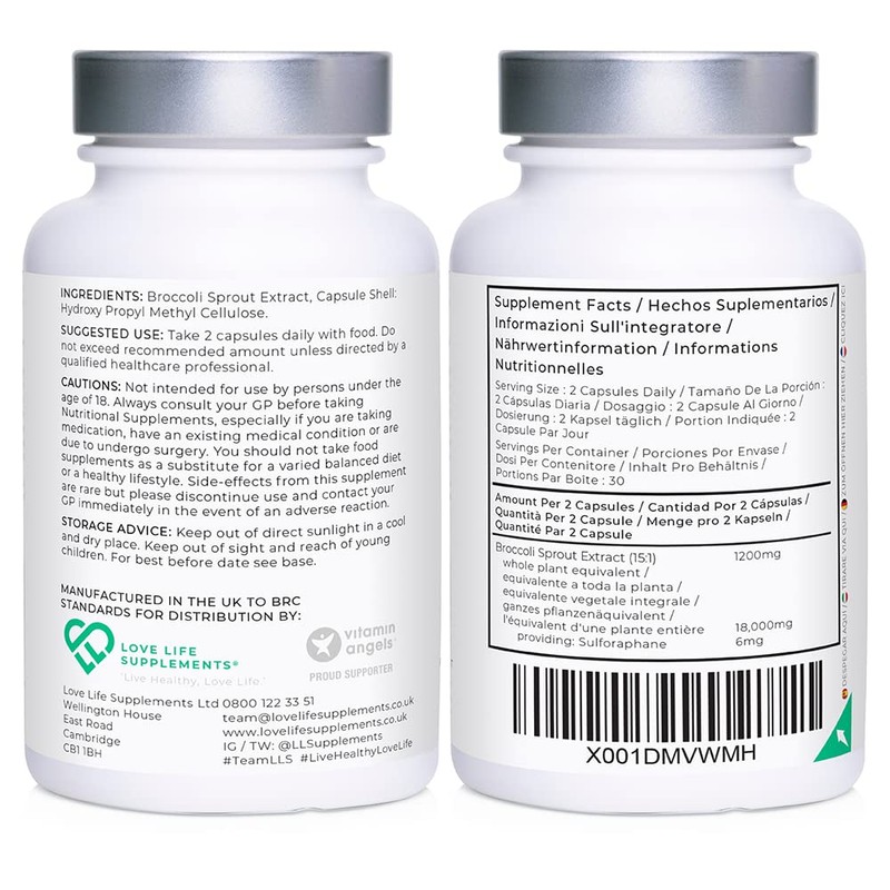 Broccoli Sprout Extract by LLS | Contains Activated Sulforaphane |