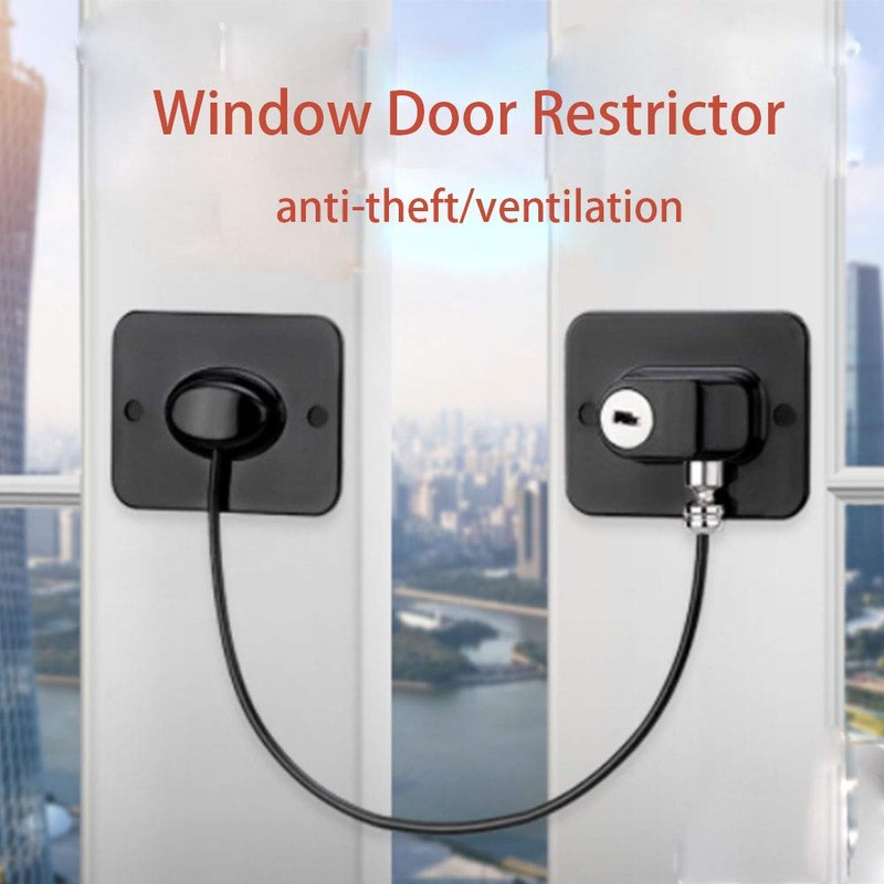 4 x Child Safety Cable for Windows and Doors with