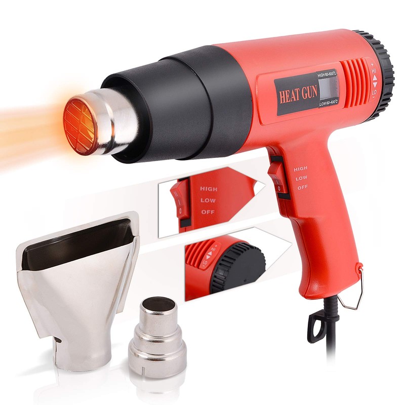 NEWISHTOOL Car Wrap Kit Heat Gun for Vinyl Wrap Application