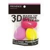 SHO-BI 3D Makeup Sponge, Set of 3, Clear, 1 Piece