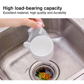 Kitchen Sink Strainer Mesh Bag Lychee 300 PCS Disposable Mesh Sink Strainer Bags Sink Net Strainer Filter Bags for Sink Drain for Collecting Kitchen Food Waste Leftover Garbage