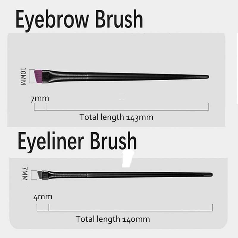 Angled Eyeliner Brush, Eyeliner Brush, Eye Brush Set, Angled Eyeliner