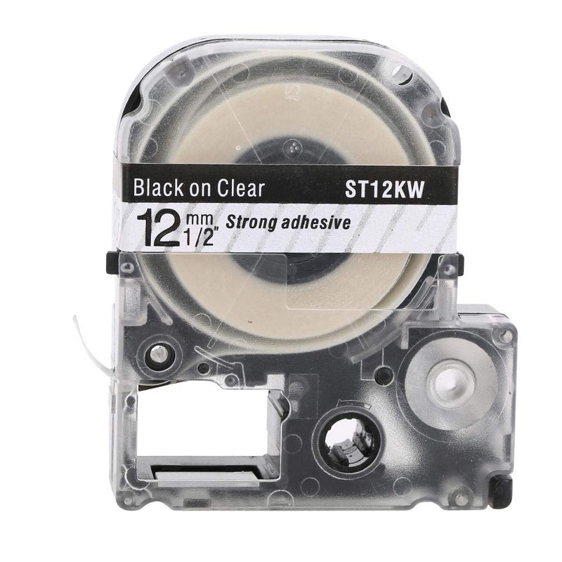 Labelling Device Compatible Label Tapes as Replacement 12 mm Label