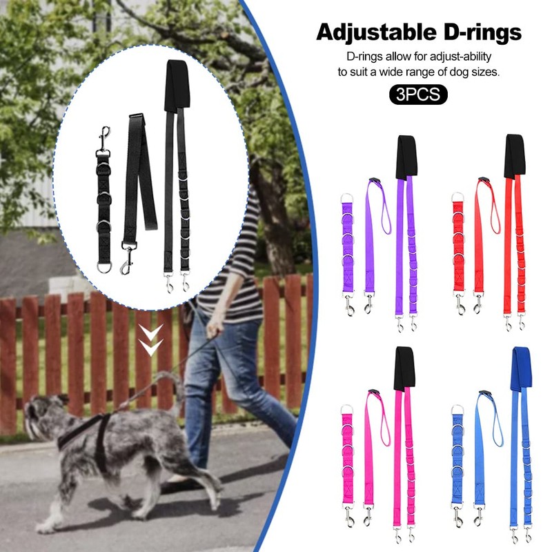 Ganquer 3Pcs Pet Dog Grooming Harness Strap Noose Restraint Belly
