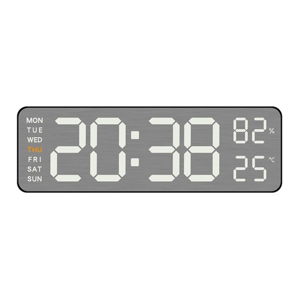 Danmukeji Digital Clock, Alarm Clock, Multi-functional, Time/Date/Temperature/Week Display, USB Powered,