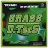 Tibhar Grass D.TecS Table Tennis Pips-Out Rubber (Red, 1.2)