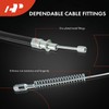 A-Premium Rear Driver and Passenger Side Parking Brake Cable Assembly