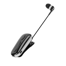 IWOWHERO 1Set Retractable Clip Wireless Earbuds for Sports Lightweight Design Durable Material Easy Connection for Workouts Running Home Office Black
