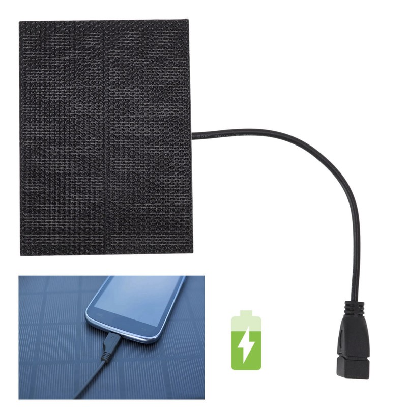 Solar Panel 5W 5V Small Size Light Weight Environmental Friendly