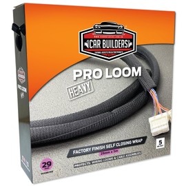 Car Builders Heavy Pro Loom Wiring Looms and Cable Wrap, 29 mm Sleeve Diameter x 5 Metre Length