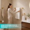 Juego de accesorios para baño 4 piezas – Acabado dorado,