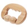 OATIPHO 3pcs Wooden Massage Roller Portable Back and Foot Massager