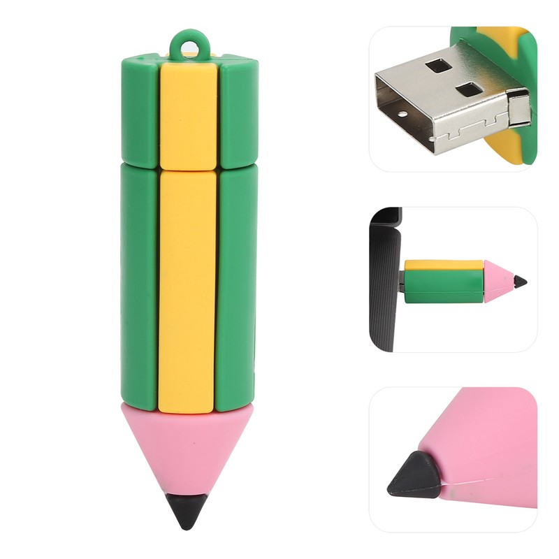Flash Drive USB U Disk Pencil Model Memory Stick Mobile