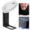 TH‑7018‑C Magnifying Glass Portable Folding Reading Magnifier with LED Light