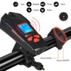 USB Rechargeable Bike Light with Bike Bell 4 Lighting Mode