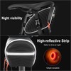 Danuosie Bike Seat Bag, Bicycle Saddle Bag, 3D Shell Under