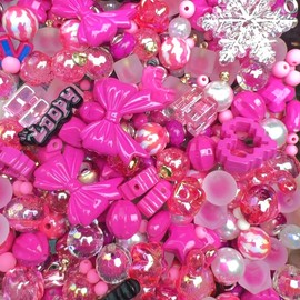 【MC series】Exquisite Diy Bead phone Charm Kits Mixed Cartoon Lanyard wrist strap Bracelet Keychain cute fashion for girls and women:_peach_500ml