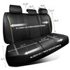 CAR PASS® Back Seat Covers, Nappa Leather Rear Seat Bench