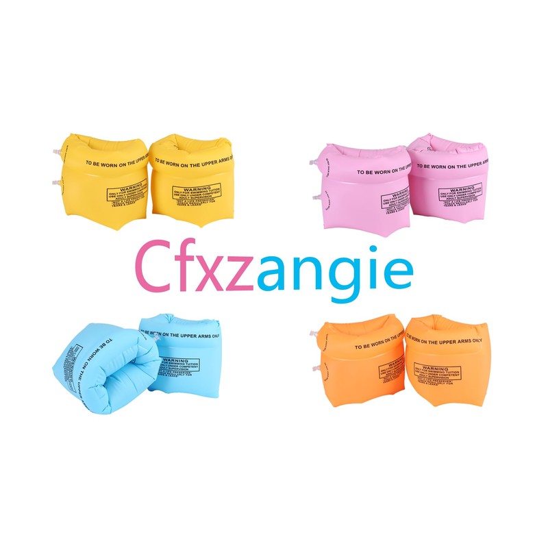 4 PCS Arm Floaties Inflatable Swim Arm Bands Floater Sleeves