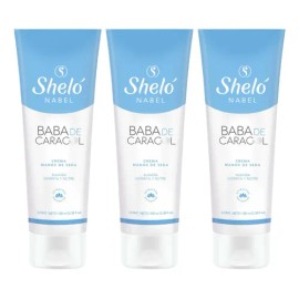 3 Cremas Baba De Caracol Manos De Seda 100ml Shelo Nabel                                                                                              